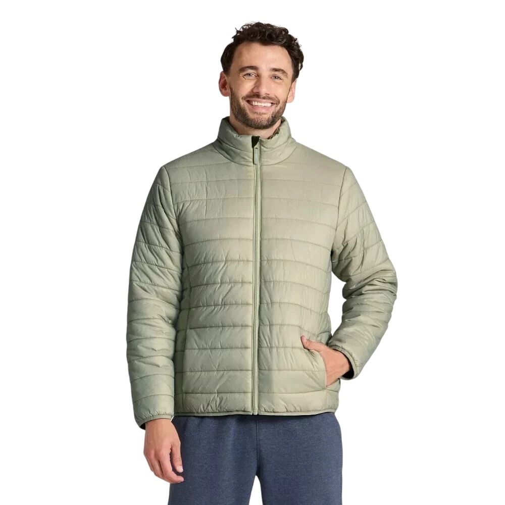 Goodfellow & Co Men's Beige Water Resistant Puffer Jacket‎ Size Small